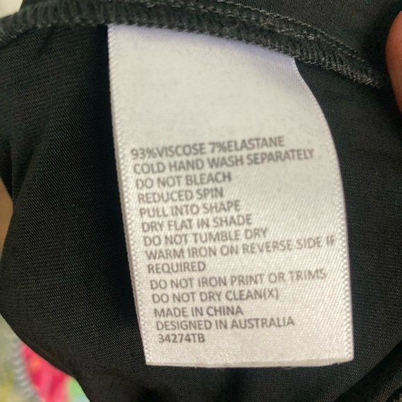 Bardot Black Lace-Up Long Sleeve Top/ Bodysuit - Picture 5 of 5